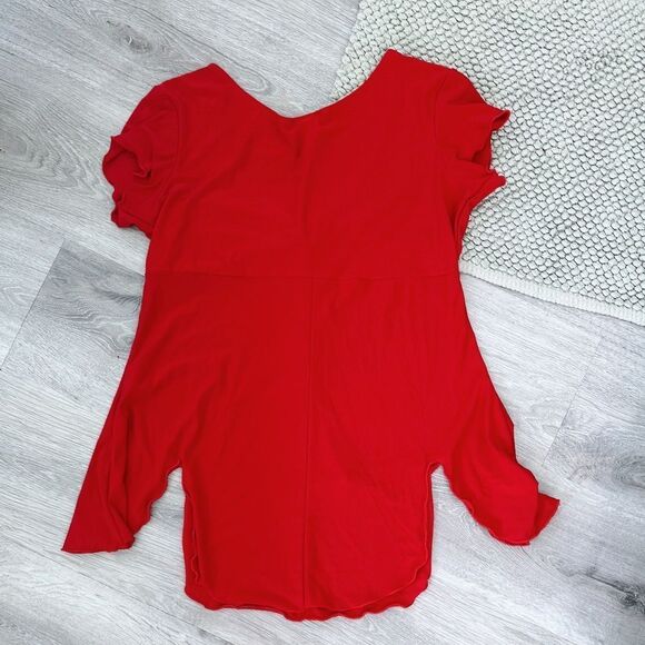 Y2K Vintage Rachel Rachel Red Top - Picture 3 of 3